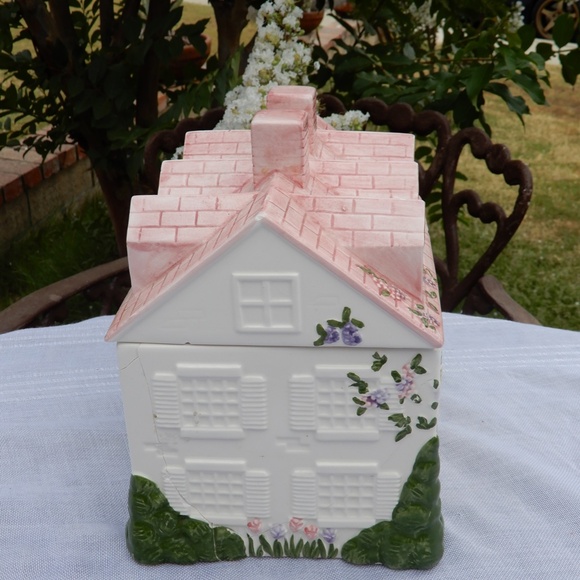 VTG Pastel Cookie Jar House - Picture 3 of 4